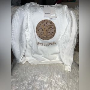 White luxury sweater NWT